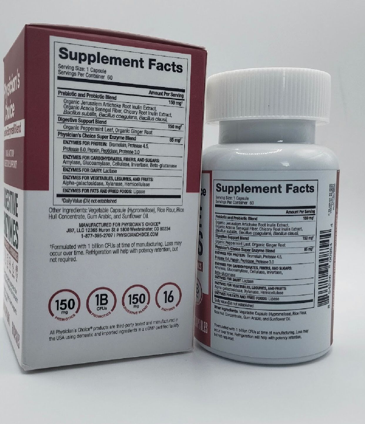 Digestive Enzymes 2 X 1 + 1 PRODUCTO GRATIS