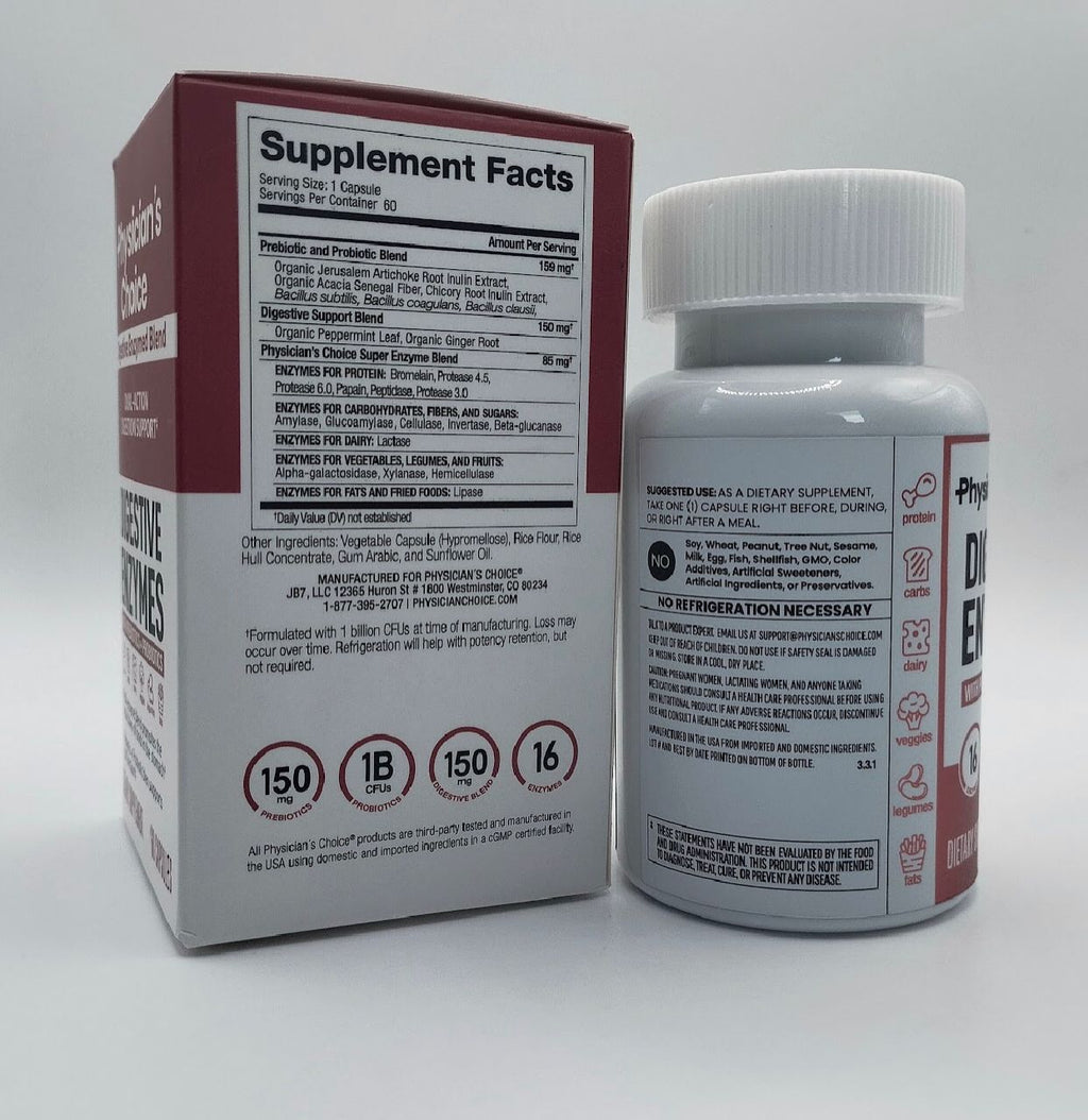 Digestive Enzymes 2 X 1 + 1 PRODUCTO GRATIS